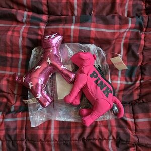 Pink Dog Plush Set